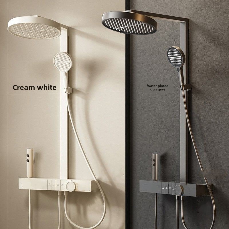 Spa & Wellness Earth City Москва Шелепиха - Thermostatic Wall Mounted Shower System Seamless
