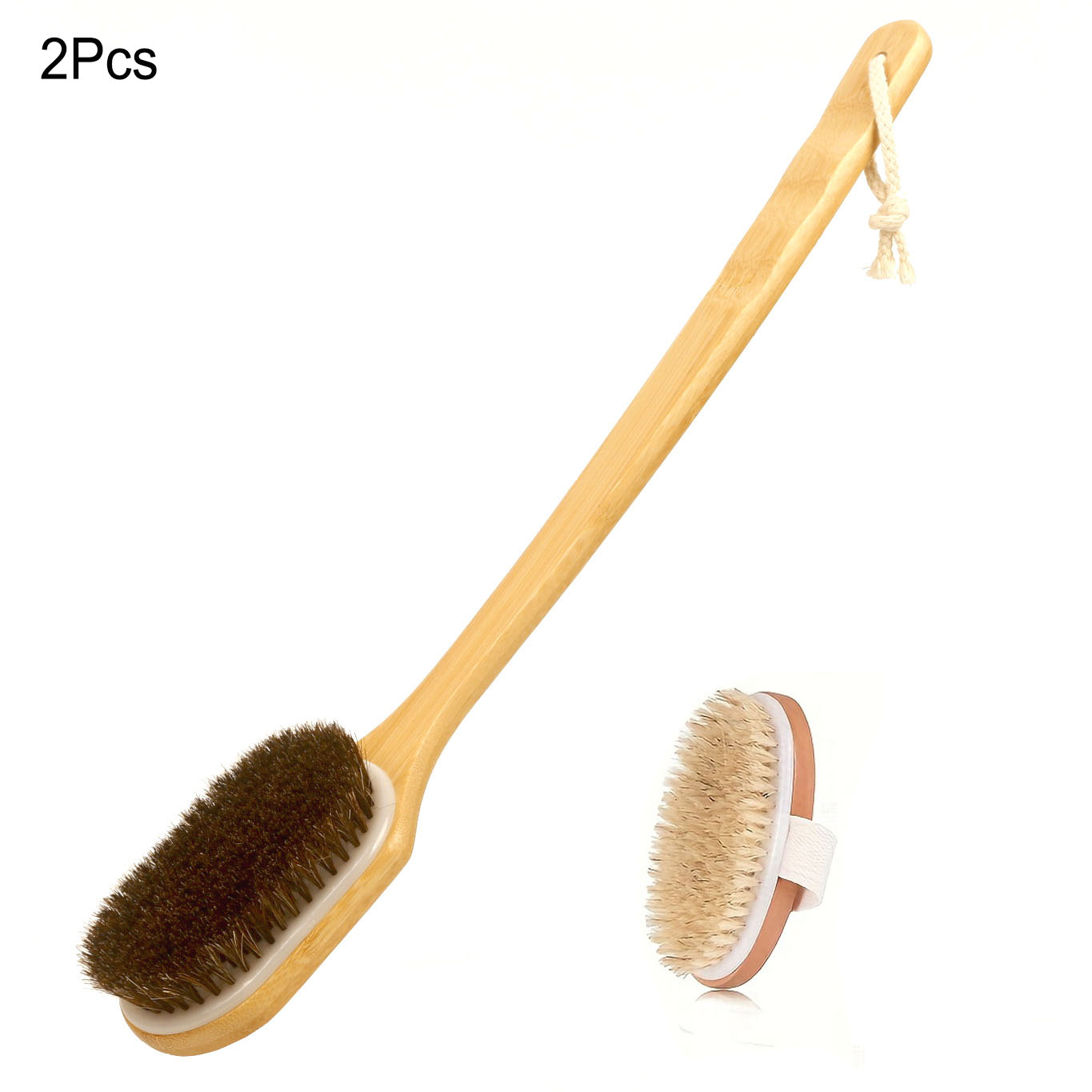 2/3Pcs Back Scrubber Brush for - огляд і ціна Dry Brush Body