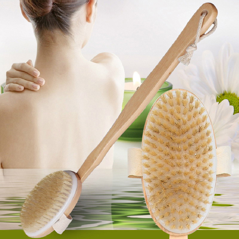 Bathroom Body Brushes Long Han - огляд і ціна Dry Brush Body