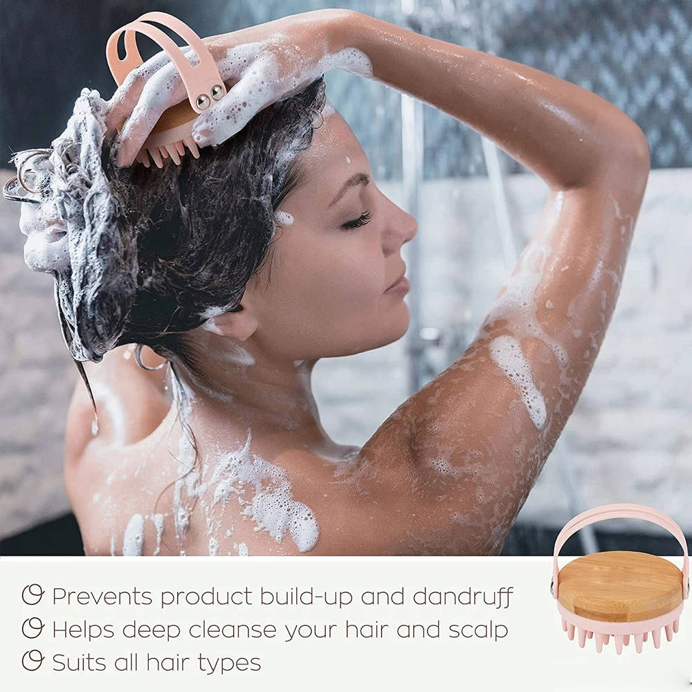 New Scalp Massager Shampoo Bru - огляд і ціна Dry Brush Body