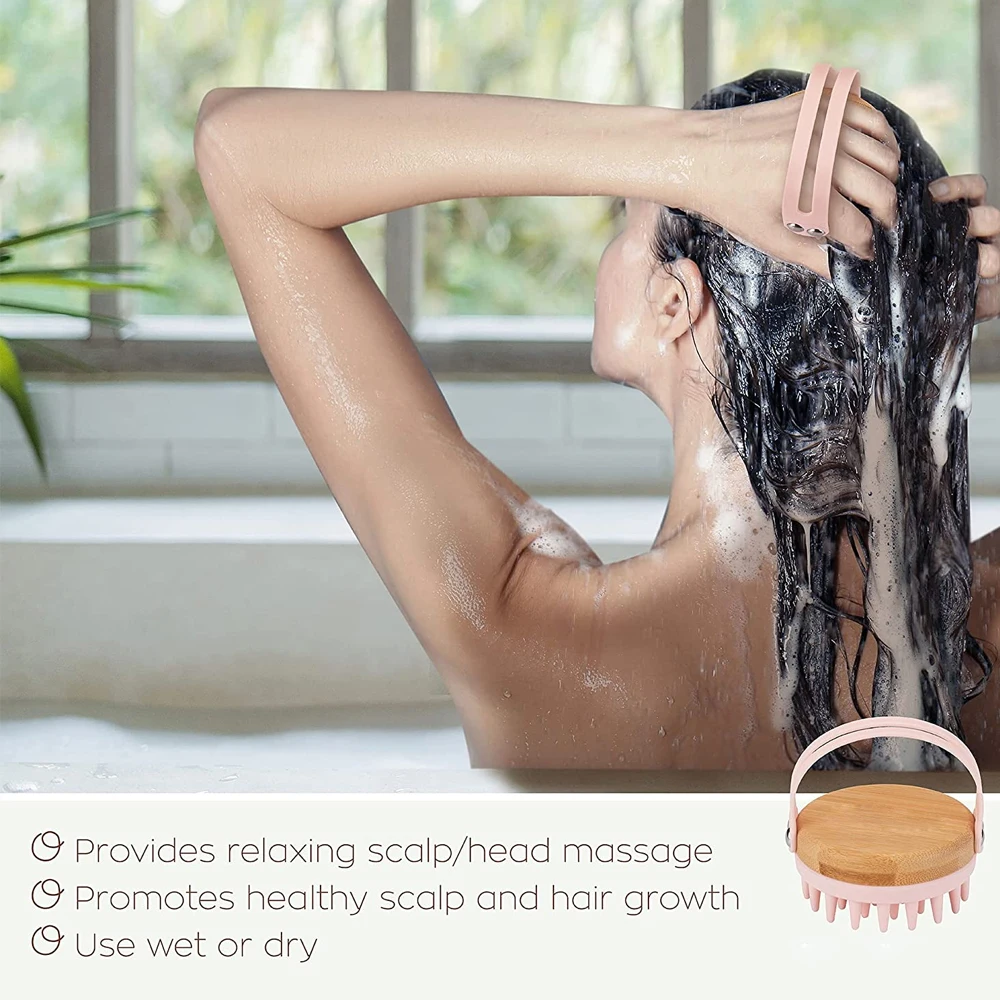 New Scalp Massager Shampoo Bru - огляд і ціна Dry Brush Body