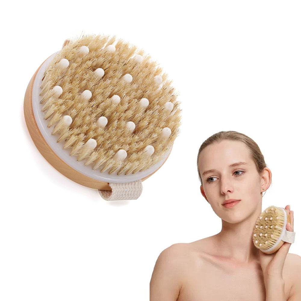 2 In 1 Dry Skin Body Brush Nat - огляд і ціна Dry Brush Body