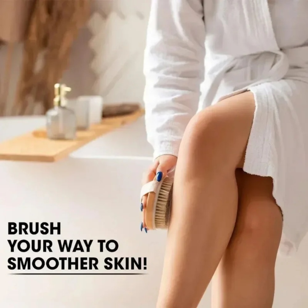 2Pcs Body Exfoliator Kit Dry B - огляд і ціна Dry Brush Body