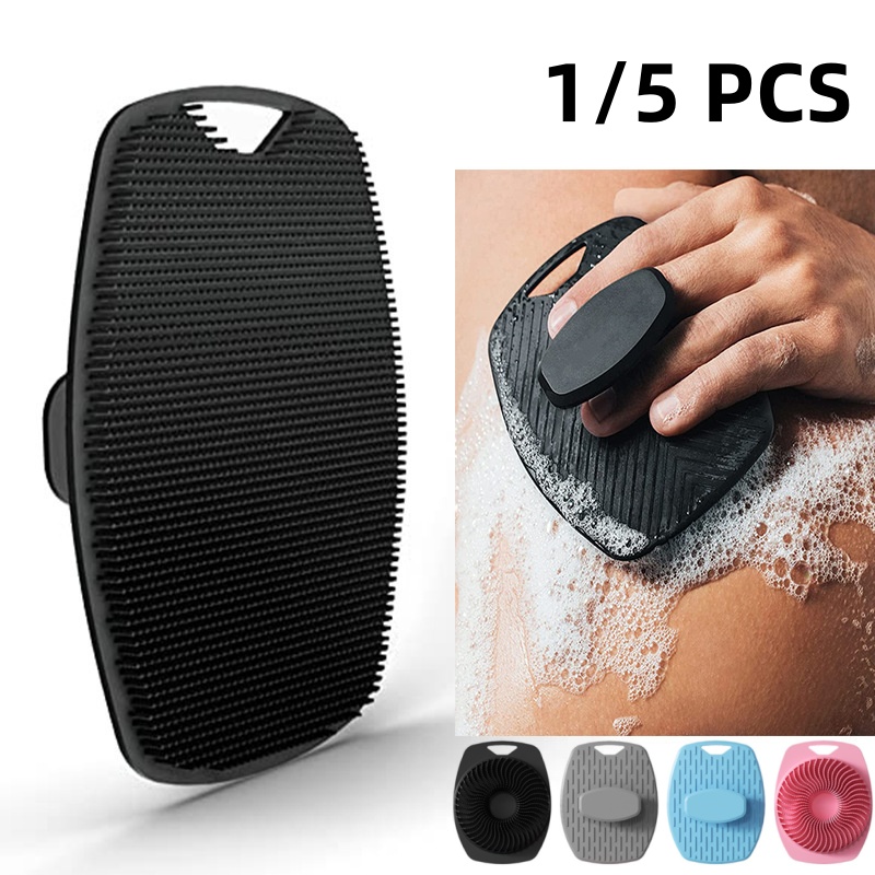 1/5pc Soft Silicone Exfoliatin - огляд і ціна Dry Brush Body
