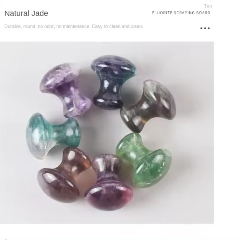 Natural Jade Massager Fluorite - огляд і ціна Spa Wellness And Beauty